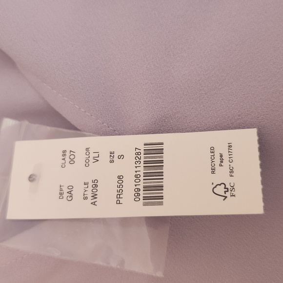 J.Crew Lilac Ruffle Blouse - NWT - Picture 2 of 4
